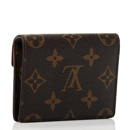 Louis Vuitton Monogram Compact Marie Wallet Rouge 2 of 4