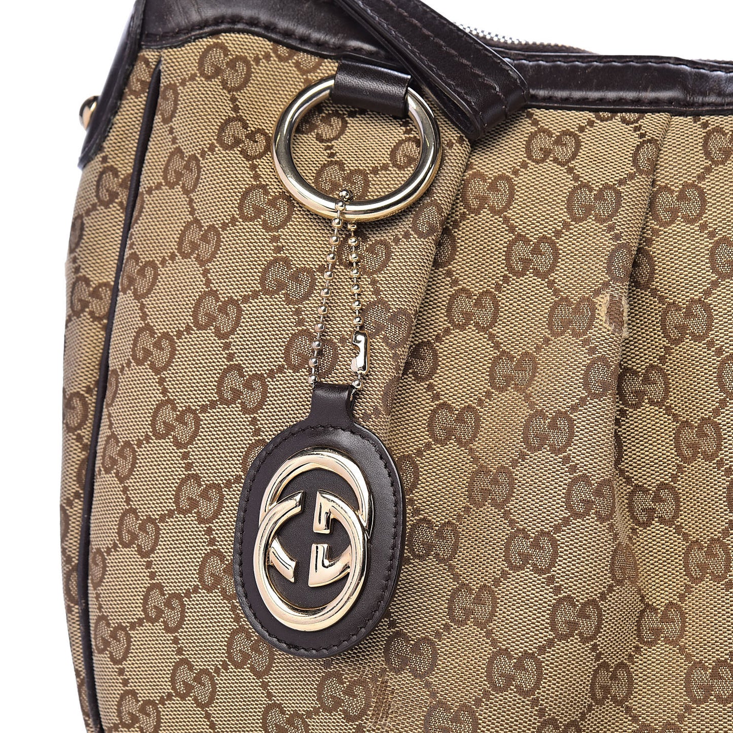 Monogram Medium Sukey Hobo Dark Brown