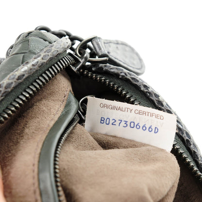 Bottega Veneta Nappa Intrecciato Ayers Crossbody Messenger New Light Grey 8 of 8