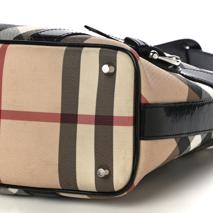 Burberry Supernova Check Buckle Hobo Black 10 of 10