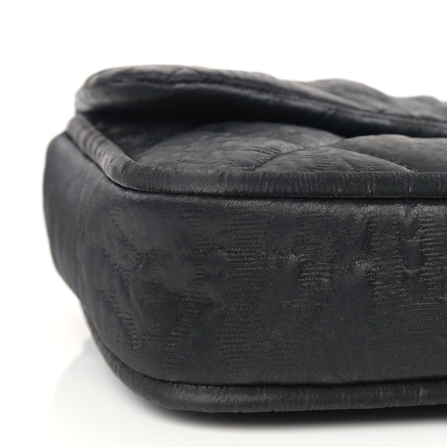 Chanel Coated Canvas Quilted Le Marais Flap Black 8 of 9