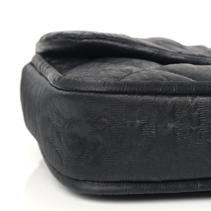 Chanel Coated Canvas Quilted Le Marais Flap Black 8 of 9