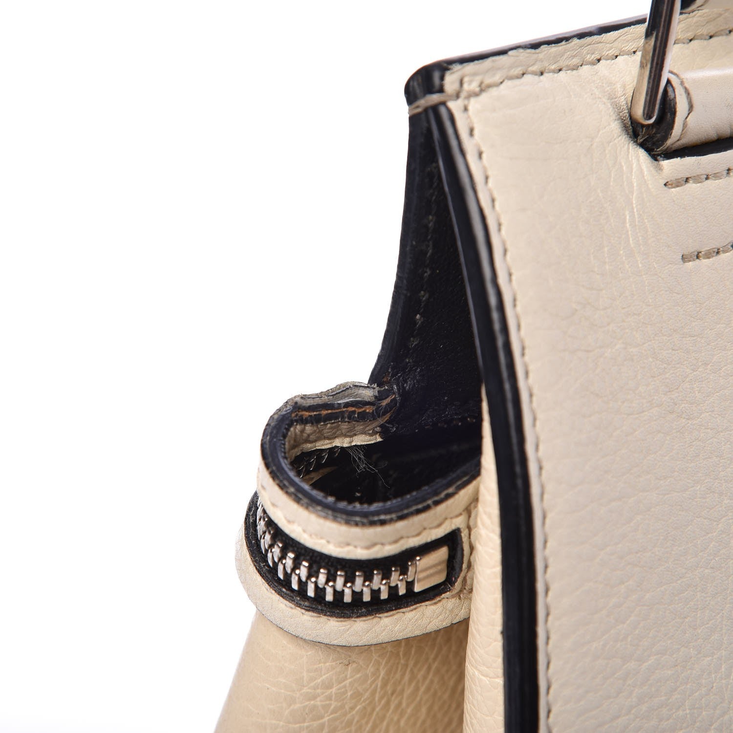 Celine Grained Calfskin Large Edge Shoulder Bag 12 of 21