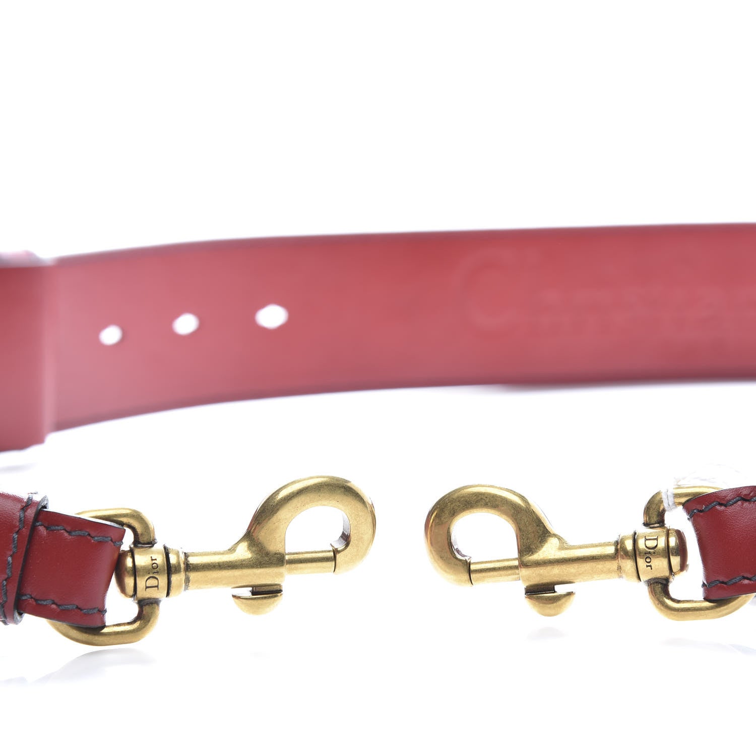 Christian Dior Calfskin Studded J'Adior Shoulder Strap Deep Red 3 of 4