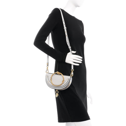Chloe Calfskin Small Nile Bracelet Minaudiere Bag Airy Grey 2 of 7