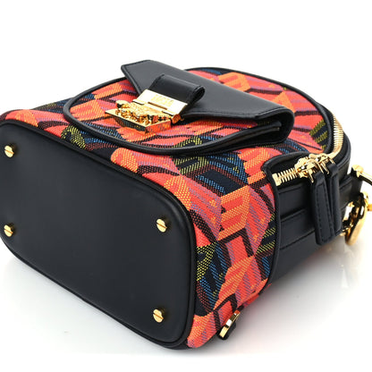 MCM Jaquard Cubic Monogram Rockstar X-Mini Tracy Backpack Multicolor 7 of 8