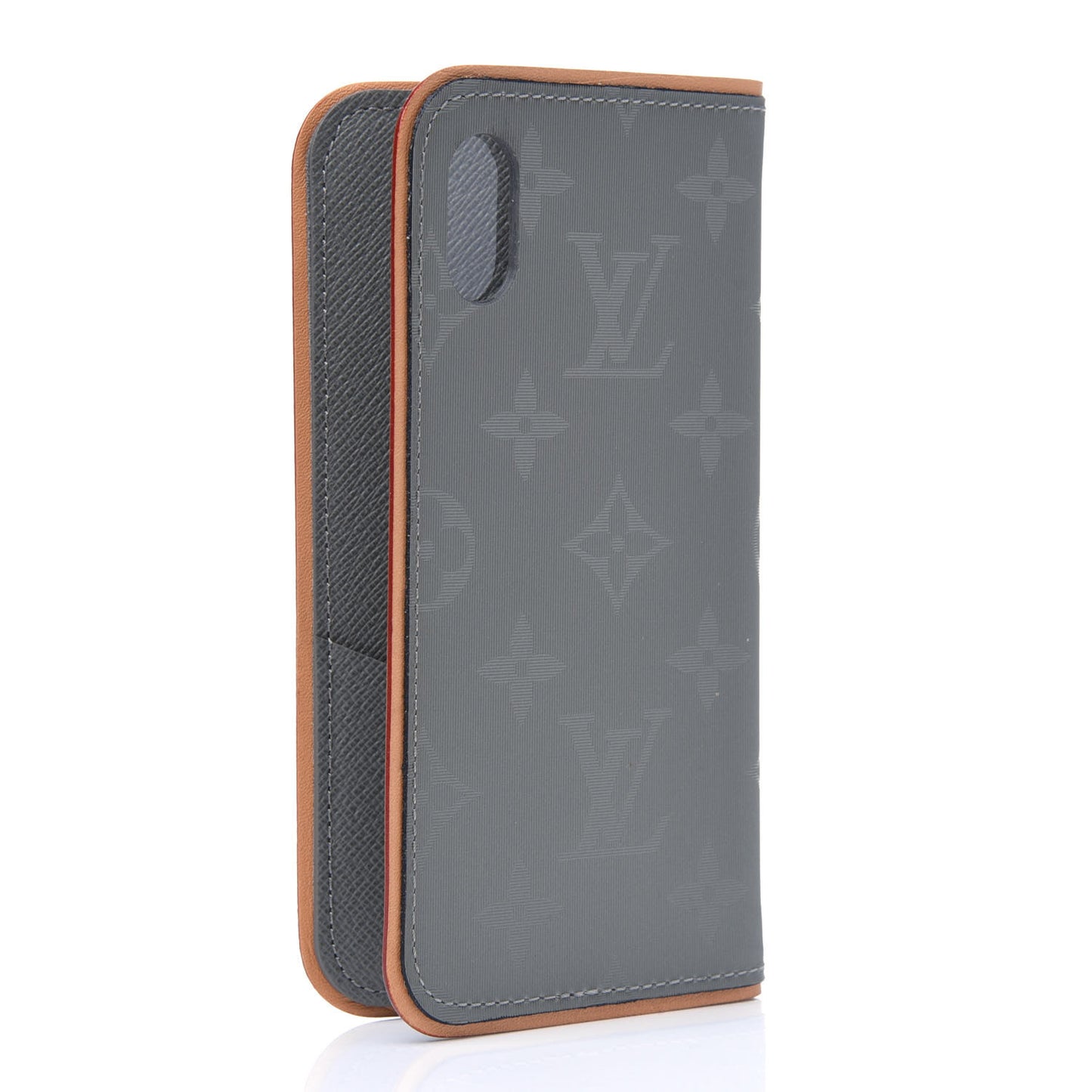 Monogram Titanium iPhone X Folio Case