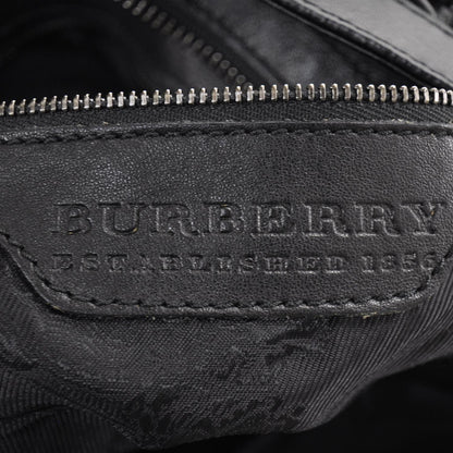 Burberry Leather Ruched Ribbon Tote Black 7 of 10