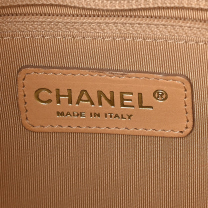 Chanel Caviar Quilted Petit Shopping Tote PST Dark Beige 5 of 7