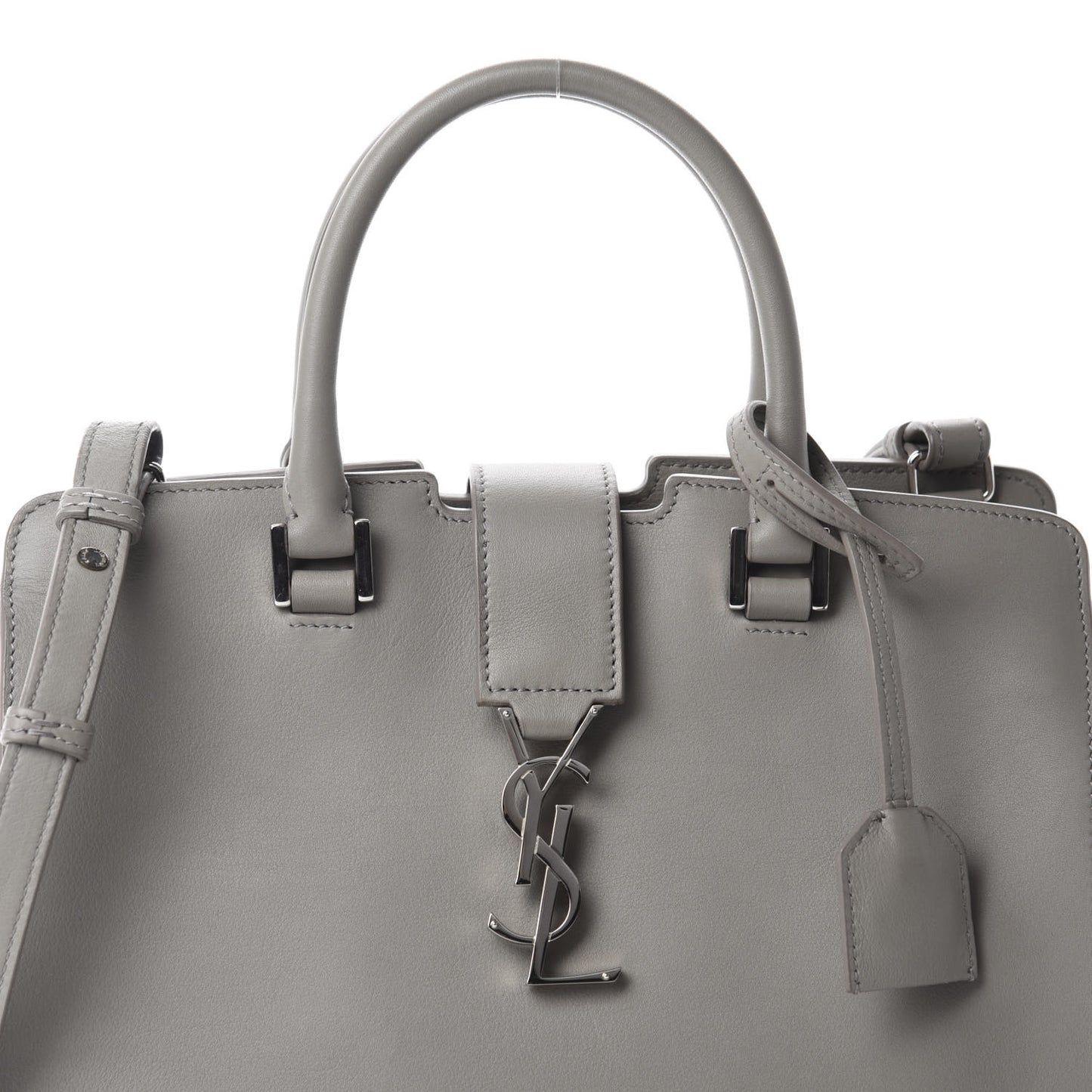 Calfskin Monogram Baby Cabas Fog