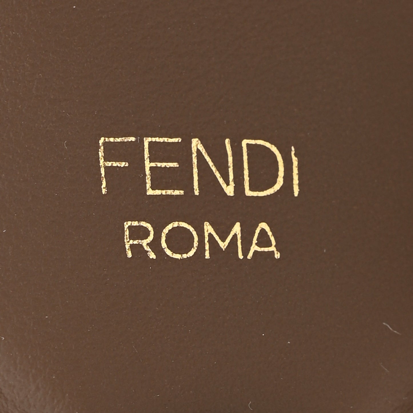 Calfskin FF 1974 Embossed Mini Strap You Maya Black