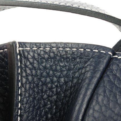 Hermes Taurillon Clemence Halzan 31 Bleu Saphir 8 of 8