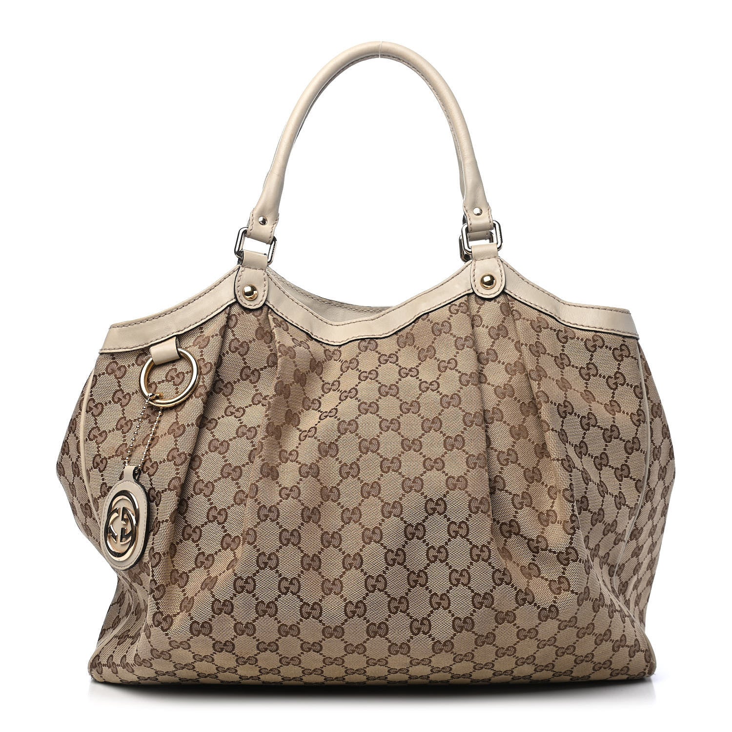 Gucci Monogram Large Sukey Tote Off White 1 of 10