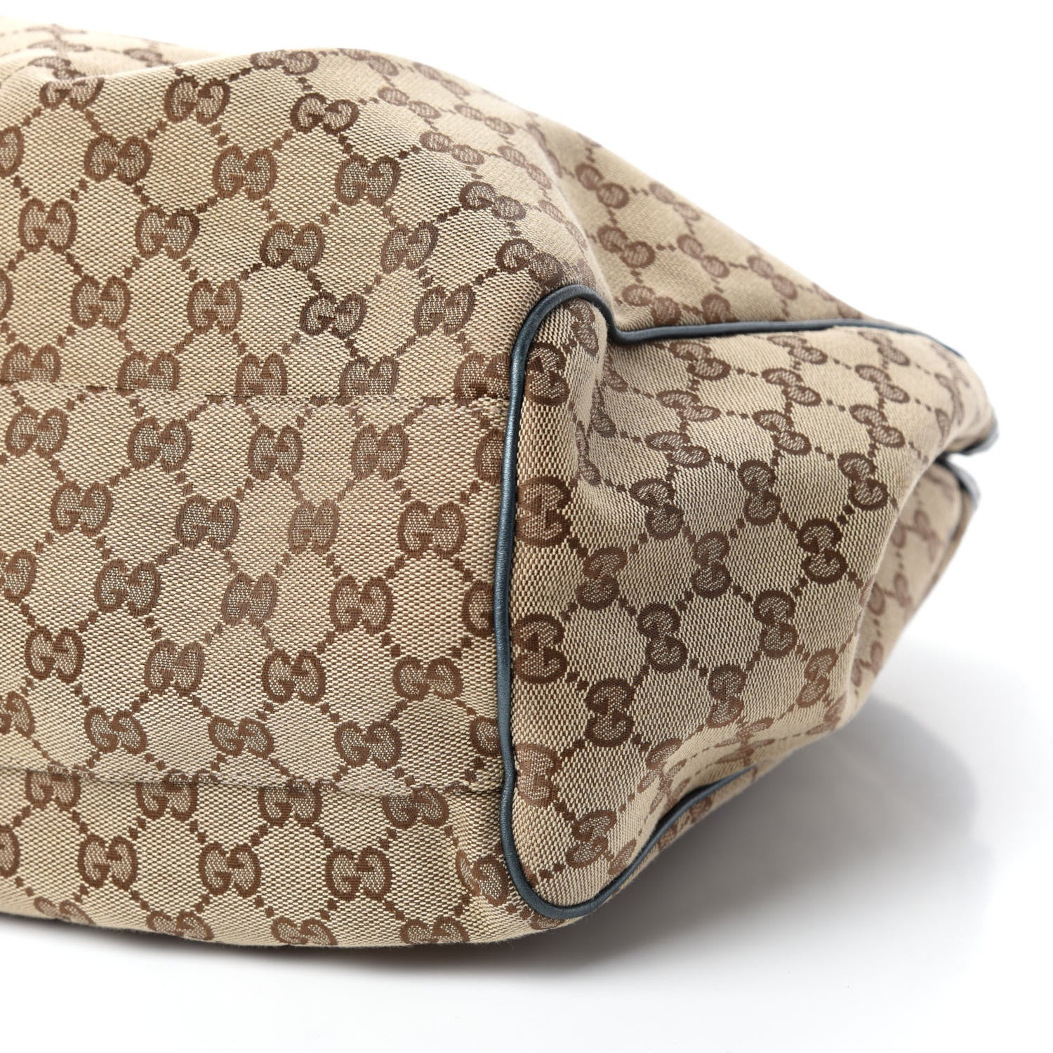 Gucci Monogram Large Sukey Tote Metallic Blue 7 of 10