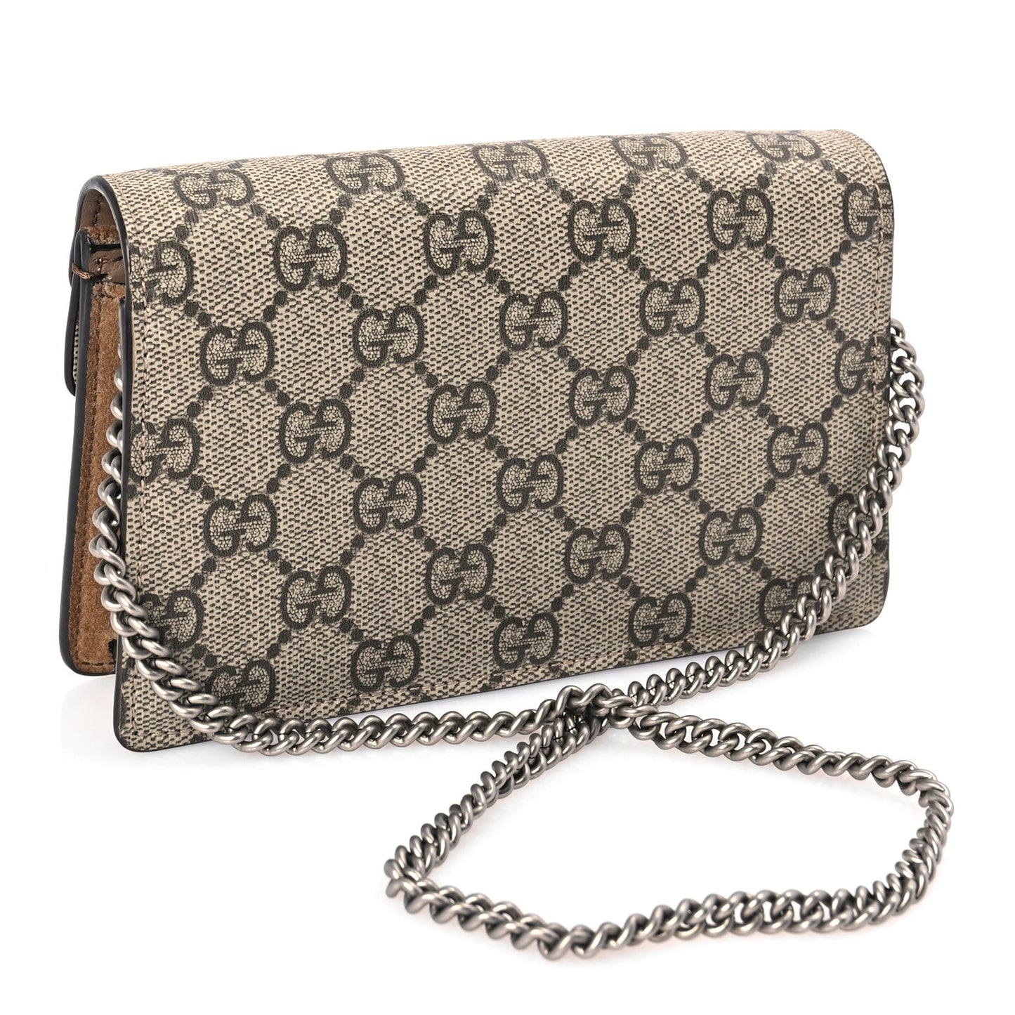 GG Supreme Monogram Super Mini Dionysus Shoulder Bag Taupe