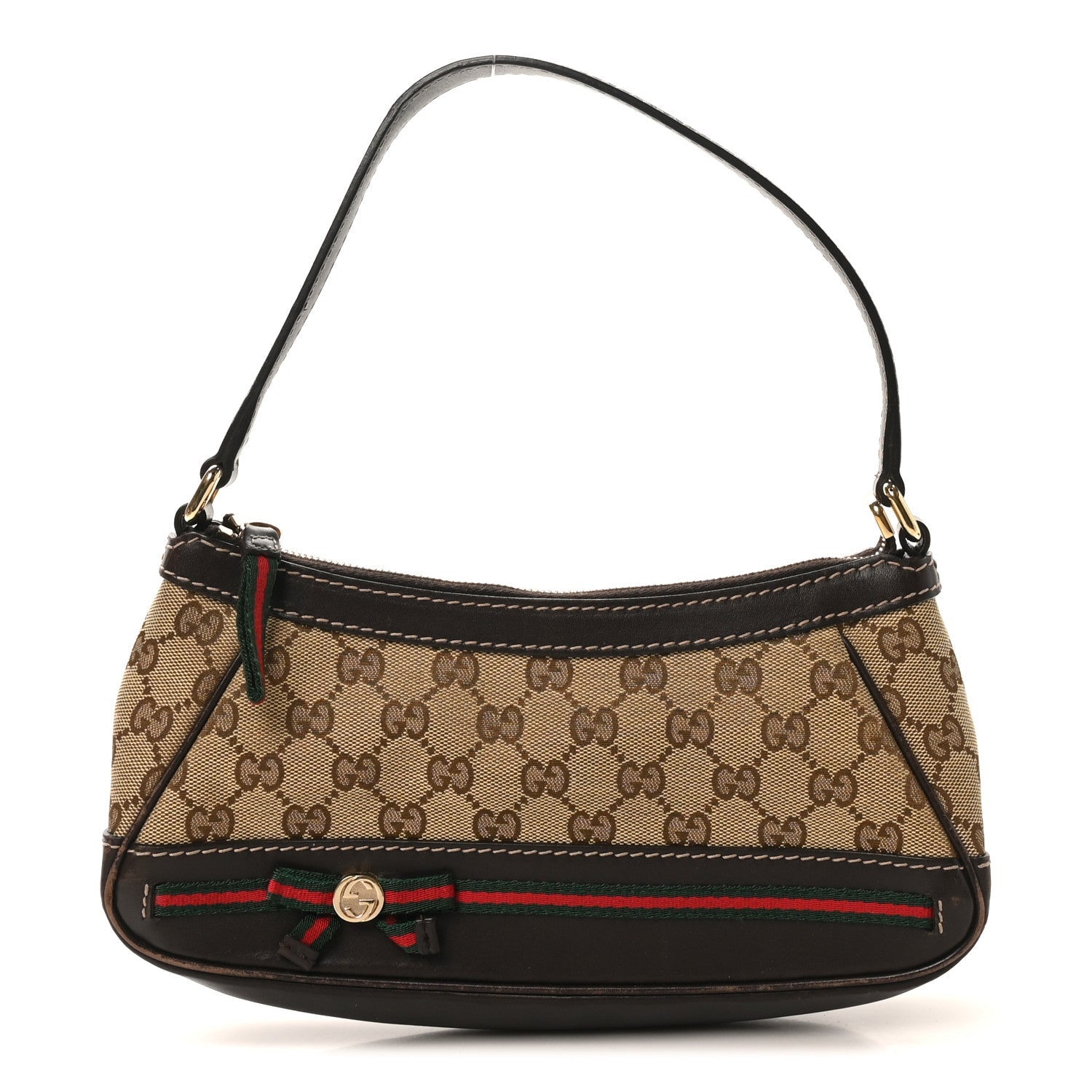 Gucci Monogram Small Mayfair Shoulder Bag Dark Brown 1 of 1