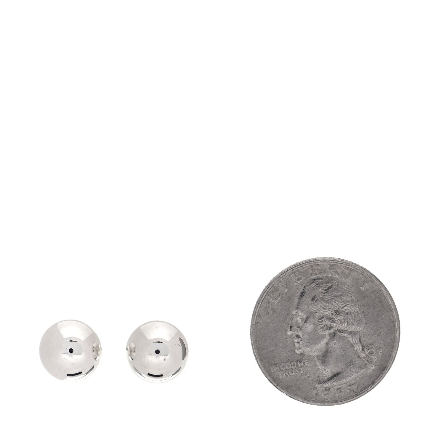 Sterling Silver 10mm HardWear Ball Earrings
