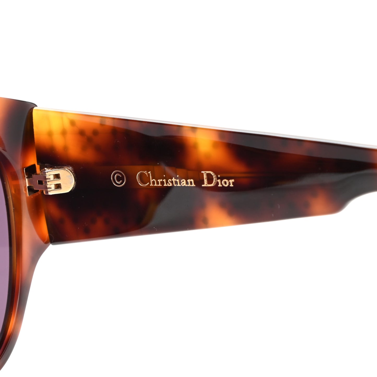 Acetate Lady Dior Studs 2 Sunglasses Tortoise