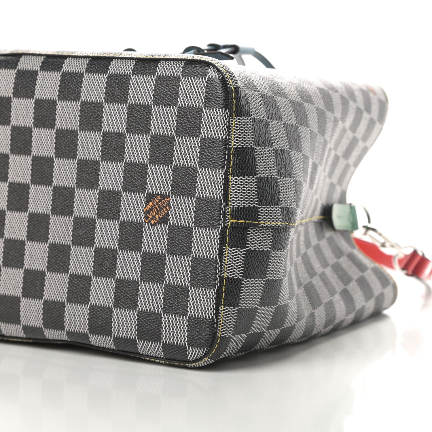 Louis Vuitton Damier Neonoe Black White 10 of 11