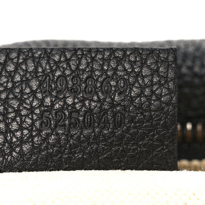 Gucci Grained Calfskin Logo Belt Bag Black 7 of 9