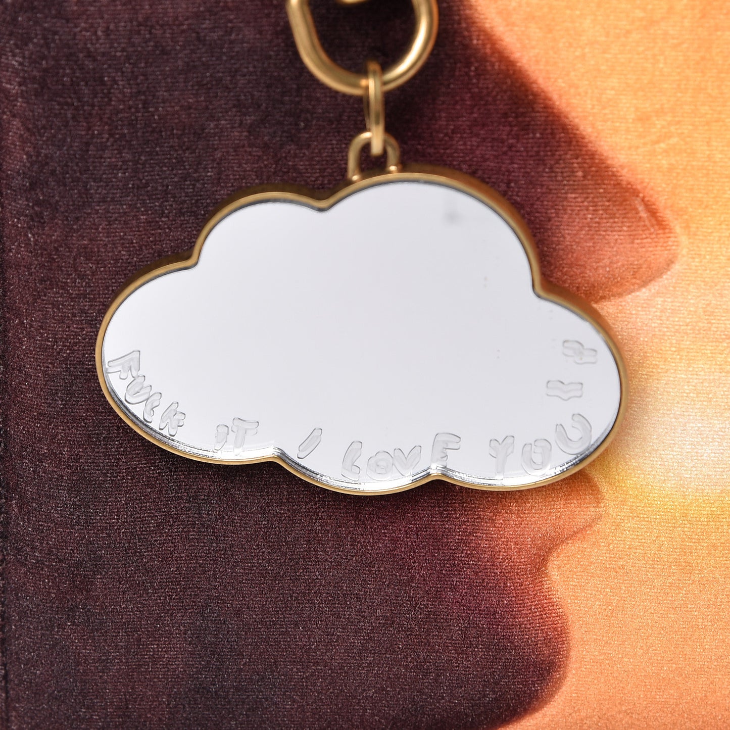 x Friedrich Kunath Velvet Medium Lady Dior Multicolor