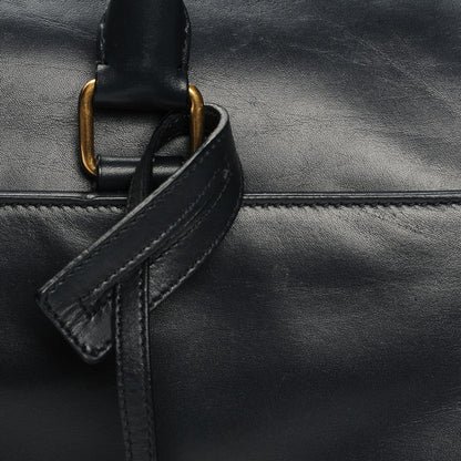 Saint Laurent Calfskin Classic Duffle 6 Marine 9 of 18