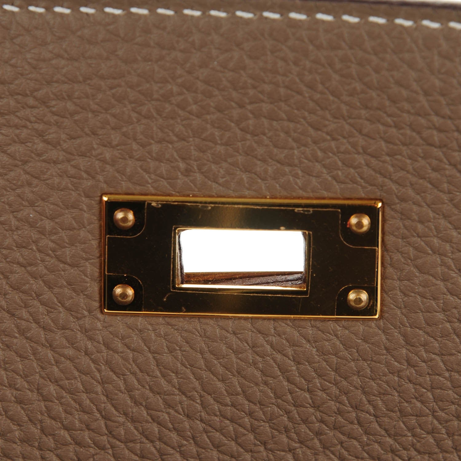 Hermes Togo Kelly Retourne 32 Etoupe 16 of 22