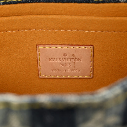 Louis Vuitton Denim Raye Mini Pleaty Blue 6 of 10