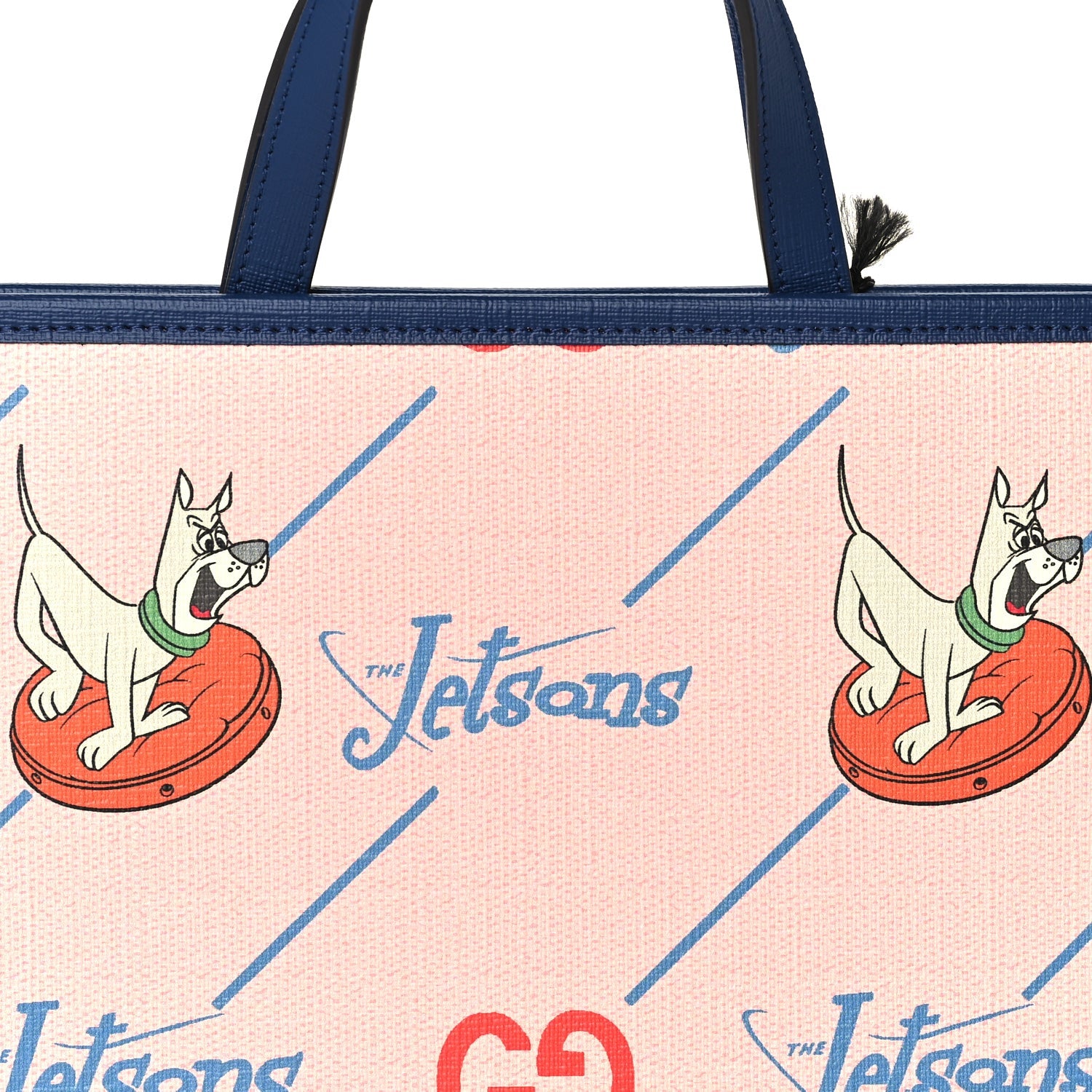 Gucci Coated Canvas Interlocking G The Jetsons Childrens Tote  Pink Multicolor 6 of 8