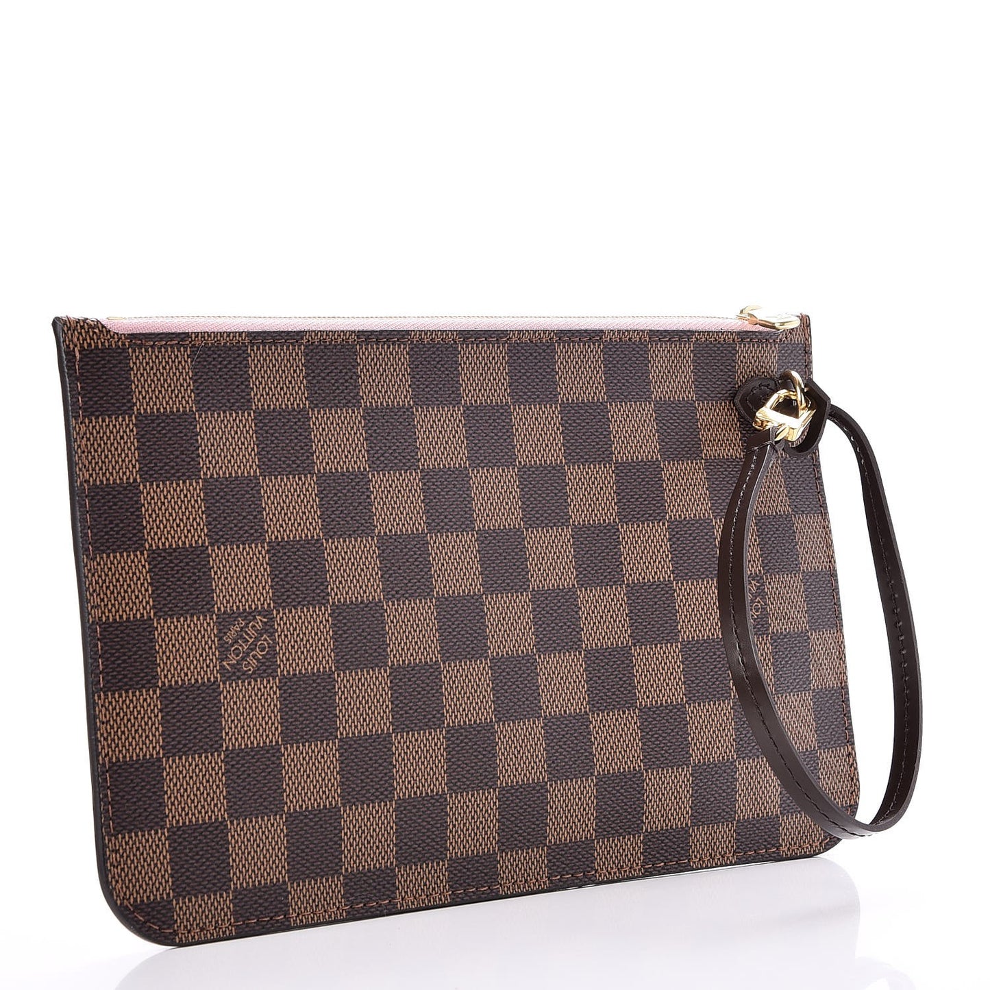 Damier Ebene Neverfull MM GM Pochette Rose Ballerine