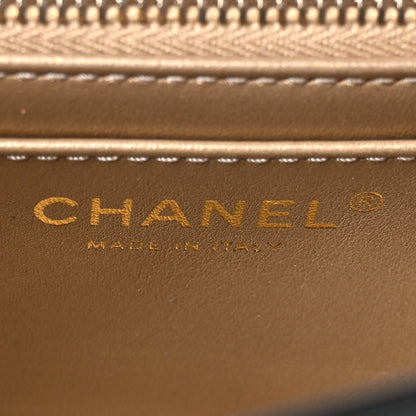 Chanel Lambskin Quilted Mini Rectangular Pearl Crush Flap Black 6 of 11