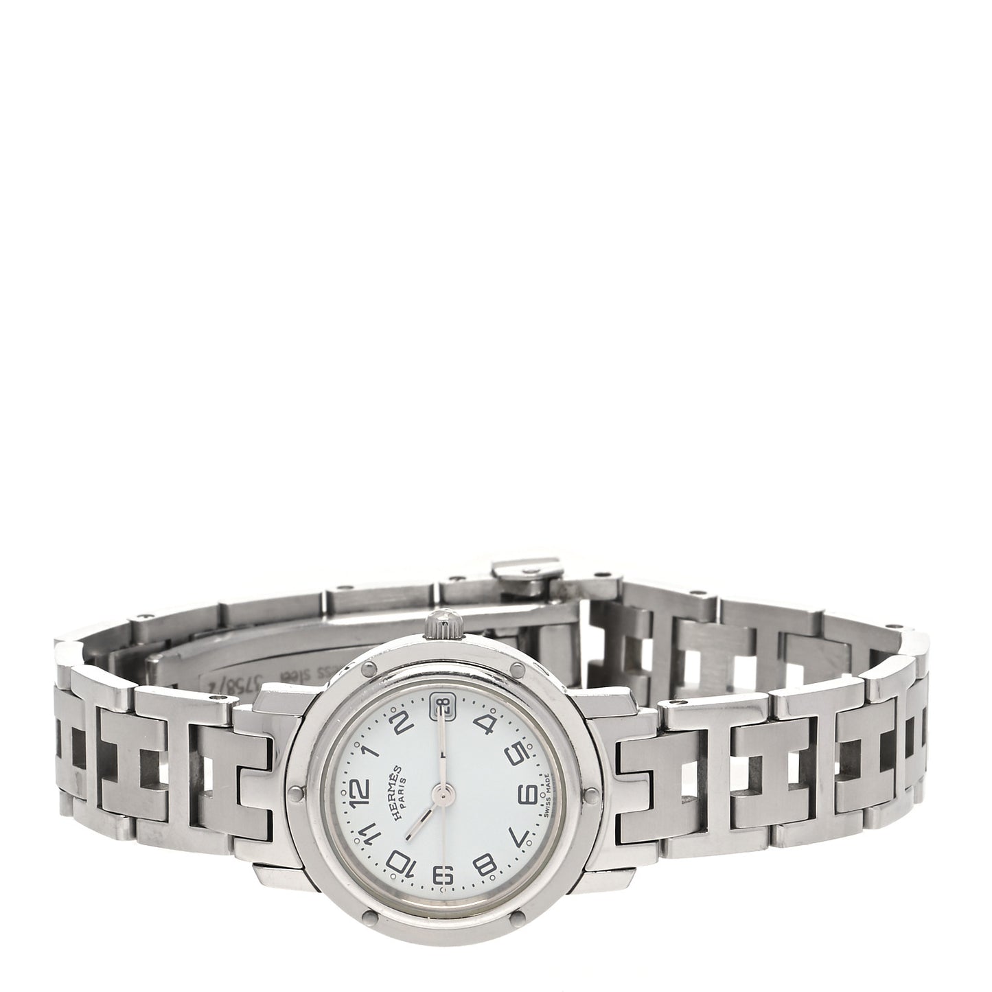 Stainless Steel 24mm Clipper Quartz Watch White