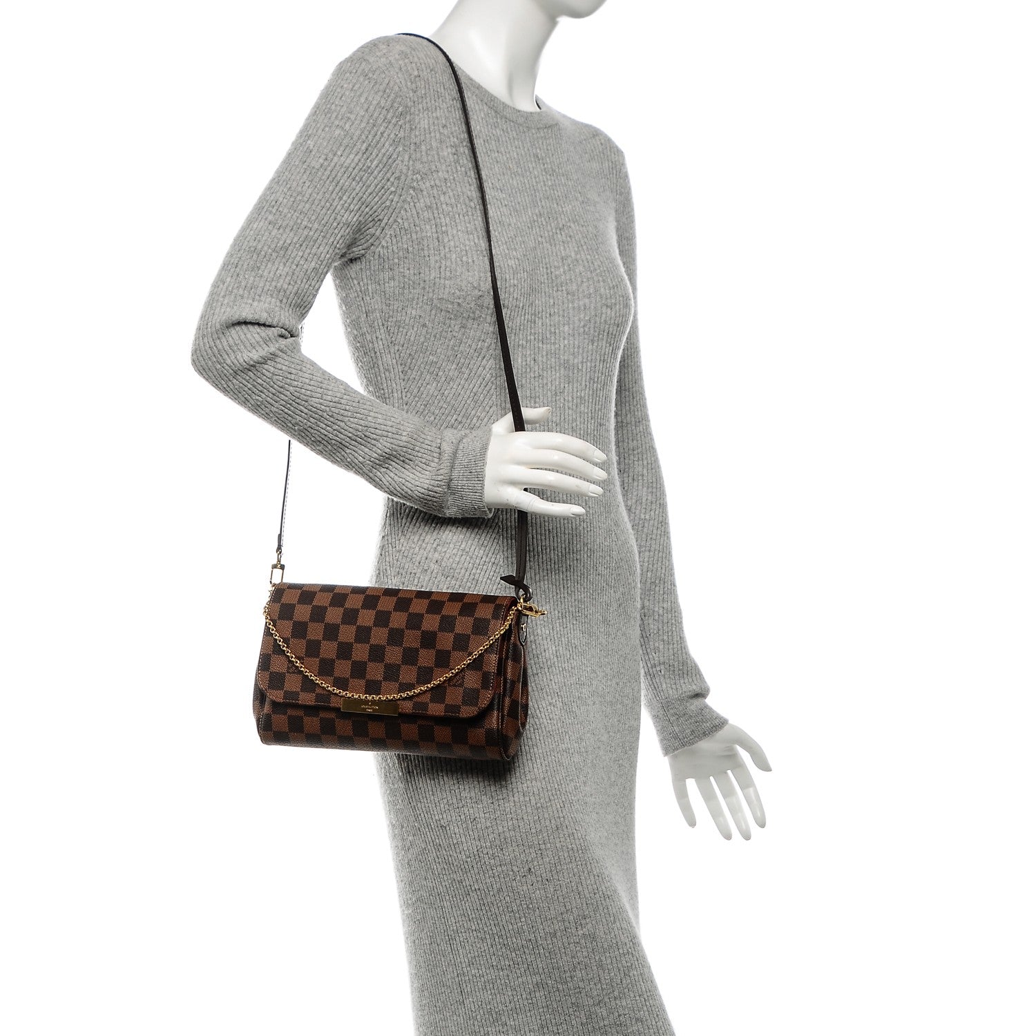 Louis Vuitton Damier Ebene Favorite MM 2 of 7