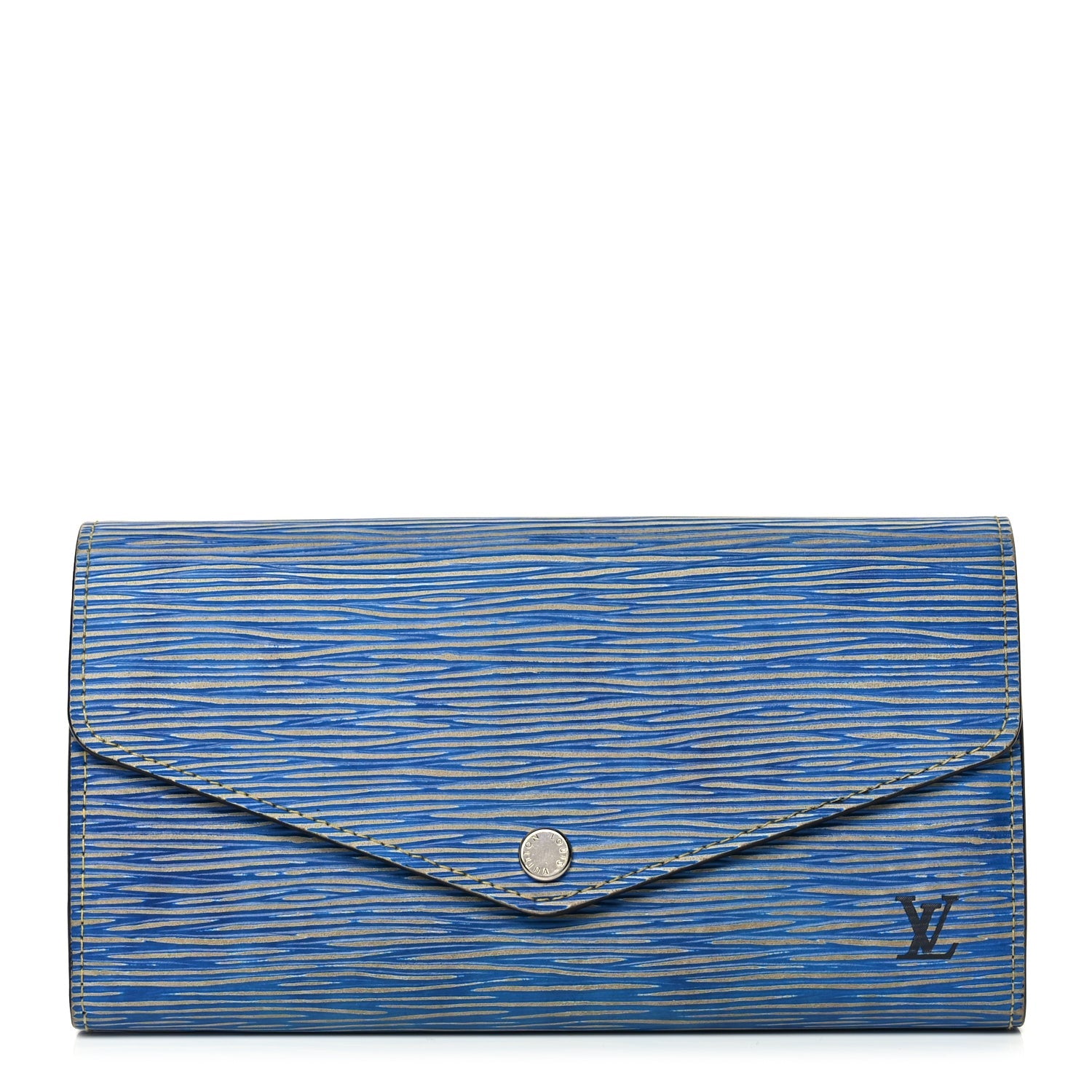 Louis Vuitton Epi Sarah Wallet NM Denim Light 1 of 10