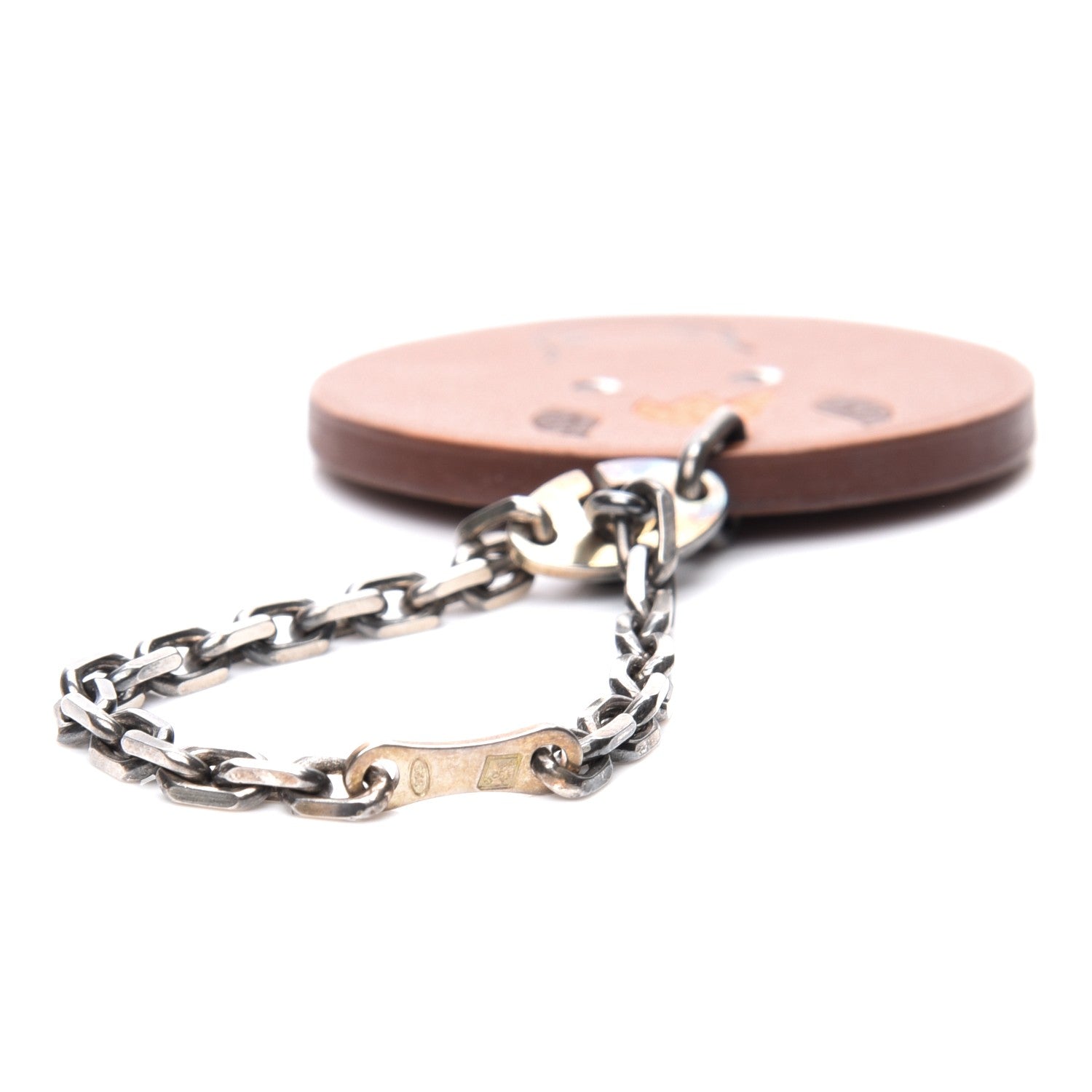 Hermes Barenia Horse Key Chain Fauve 4 of 5