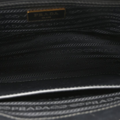 Prada Saffiano Vernice Mini Galleria Double Zip Tote Black 5 of 9