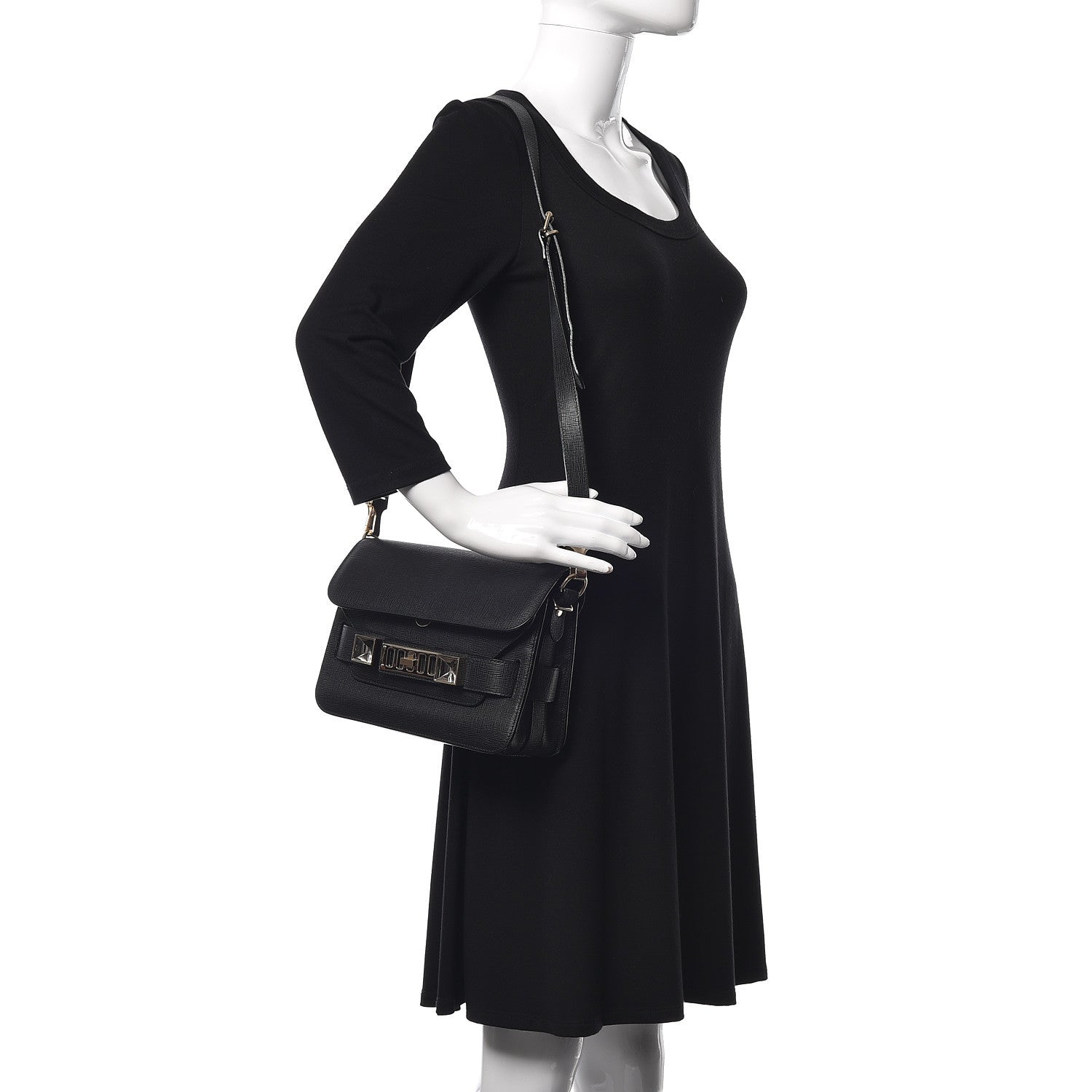 Proenza Schouler New Linosa Mini PS11 Classic Shoulder Bag Black 2 of 11