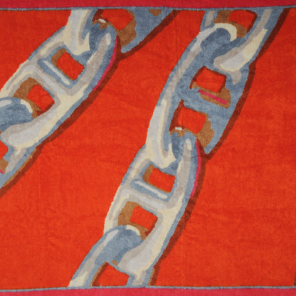 Hermes Terry Cotton Chaine D'Ancre Printed Beach Towel 1 of 6