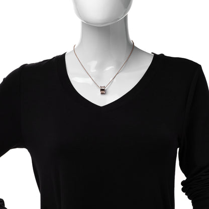 Bulgari 18K Rose Gold B.Zero1 Pendant Necklace 2 of 9