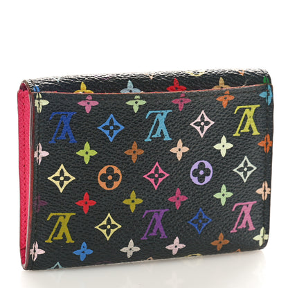 Louis Vuitton Monogram Multicolor Business Card Holder Black Grenade 3 of 10