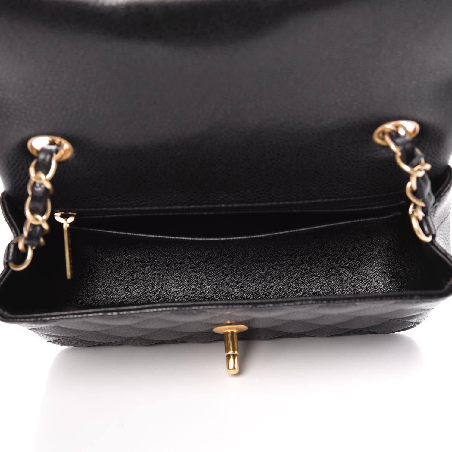 Chanel Caviar Quilted Mini Rectangular Flap Black 5 of 8