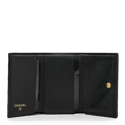 Chanel Caviar Quilted Small Boy Flap Wallet Black 5 of 9