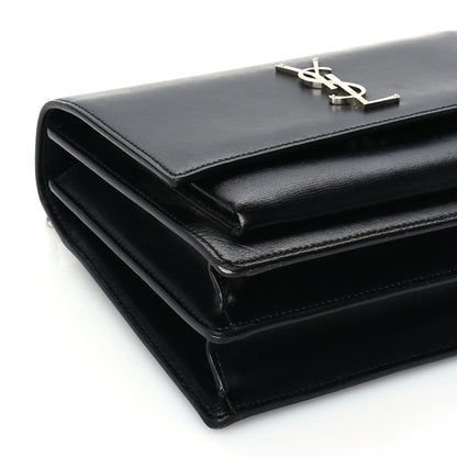 Saint Laurent Calfskin Medium Monogram Sunset Black 7 of 8