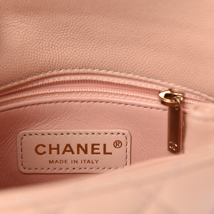 Chanel Caviar Quilted Extra Mini Coco Handle Flap Light Pink 8 of 11