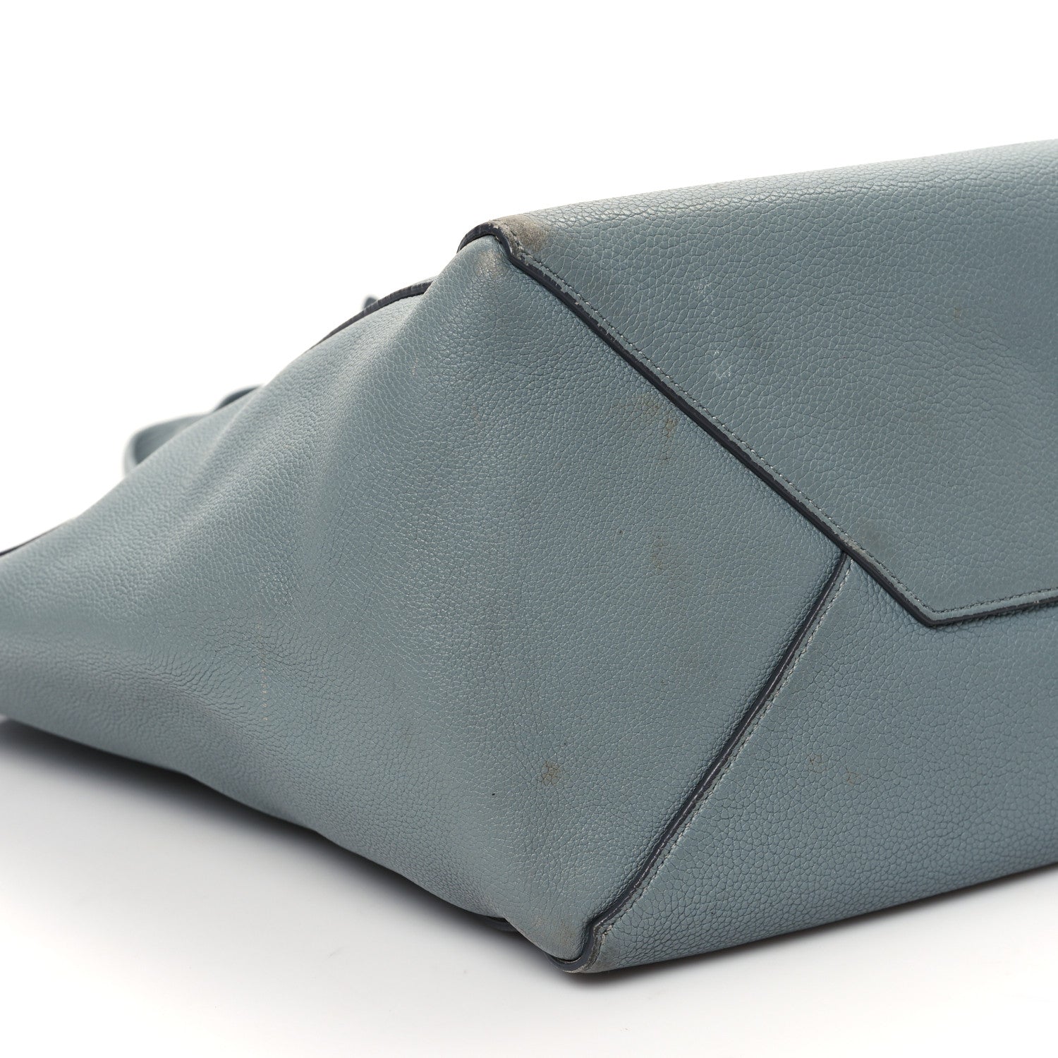 Celine Soft Grained Calfskin Small Belt Cabas Phantom Storm 8 of 13