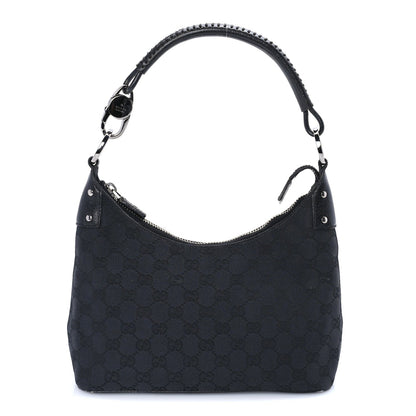 Gucci Monogram Classic Ring Hobo Black 1 of 7
