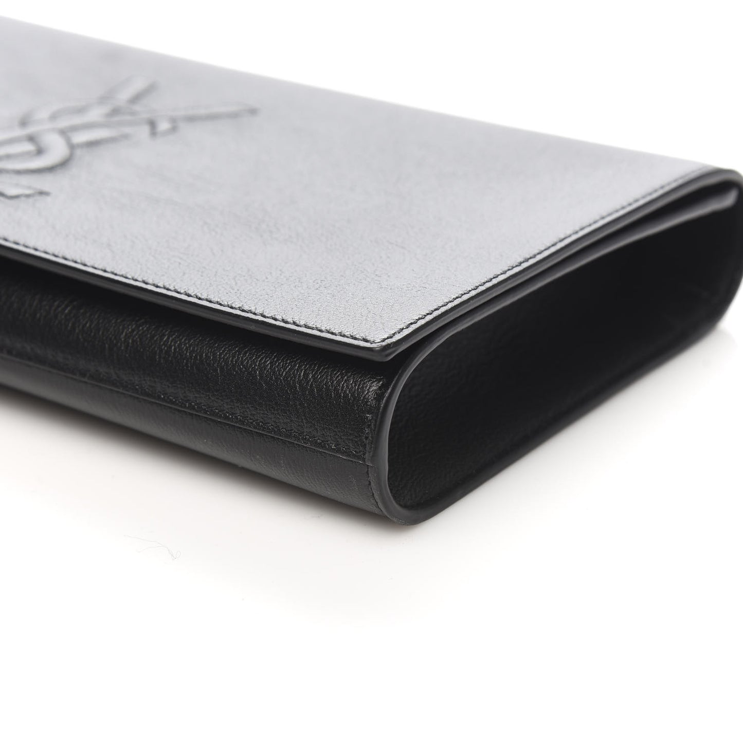 Calfskin Monogram Large Belle De Jour Clutch Black