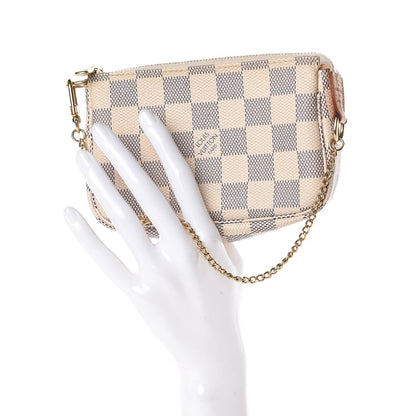 Louis Vuitton Damier Azur Mini Pochette Accessories 2 of 8