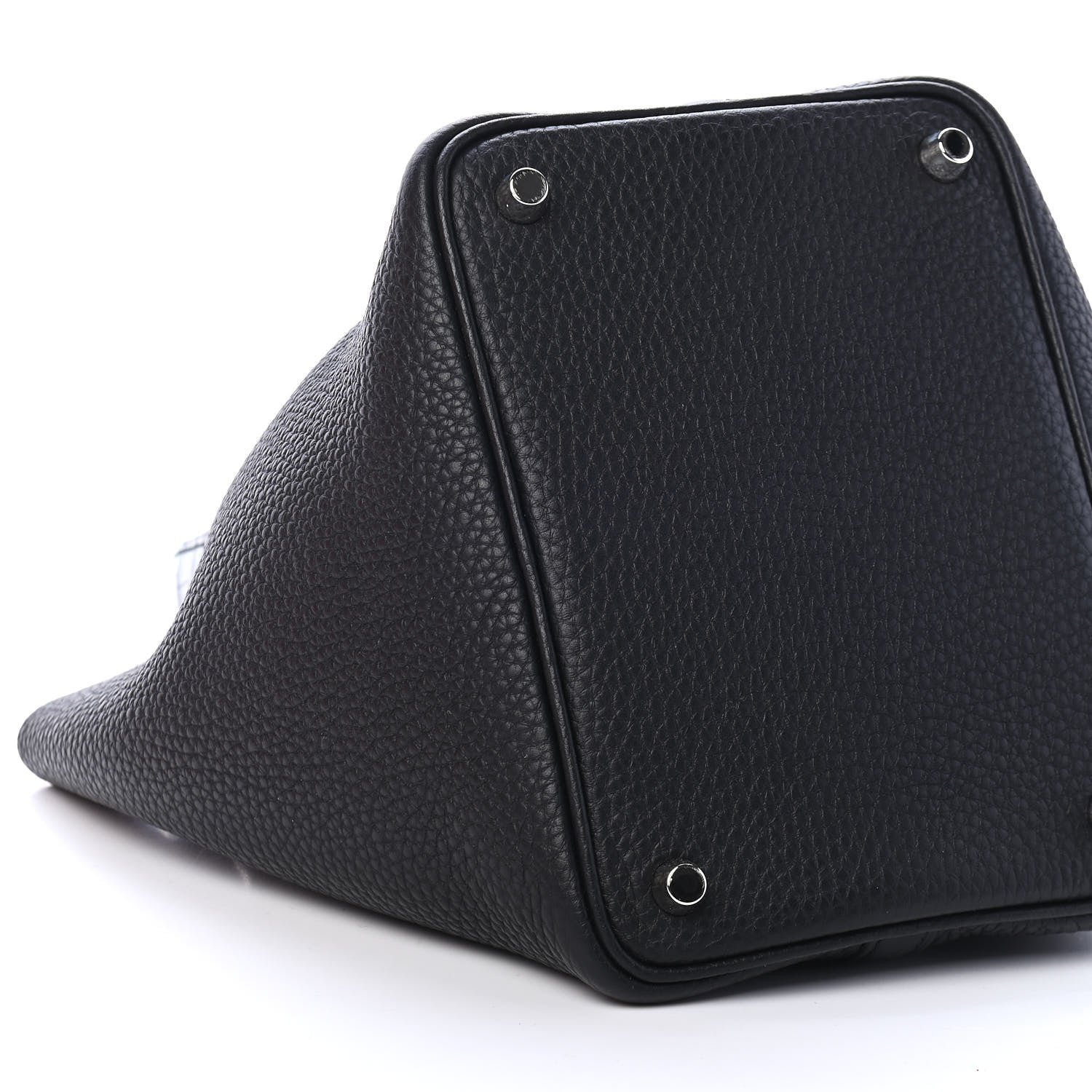 Hermes Taurillon Clemence Matte Alligator Picotin Lock Touch 18 PM Black 8 of 9