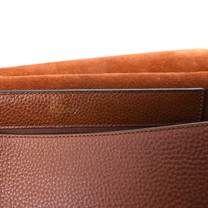 Mulberry Small Classic Grain Calfskin Amberley Satchel  Oak 5 of 8